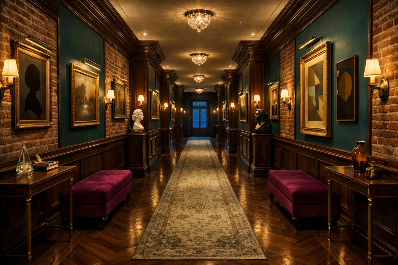 Painted view of The Portrait Hall
